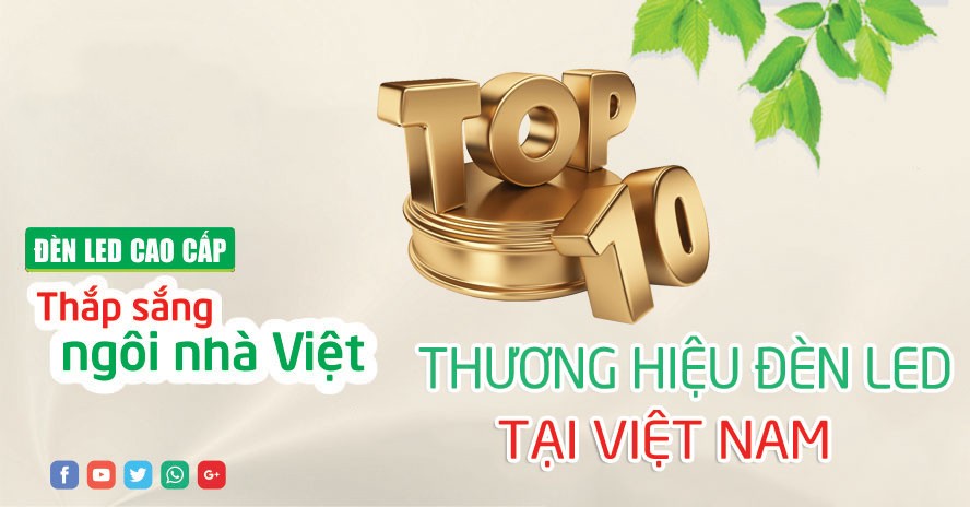 Top 10 các hãng đèn led tốt nhất tại Việt Nam - Công ty TNHH Điện Trí Cương