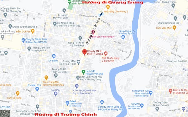 chỉ đường điện trí cương