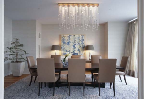 đèn trang trí bàn ăn