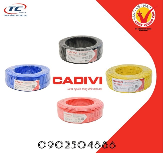 bảng giá dây điện cadivi