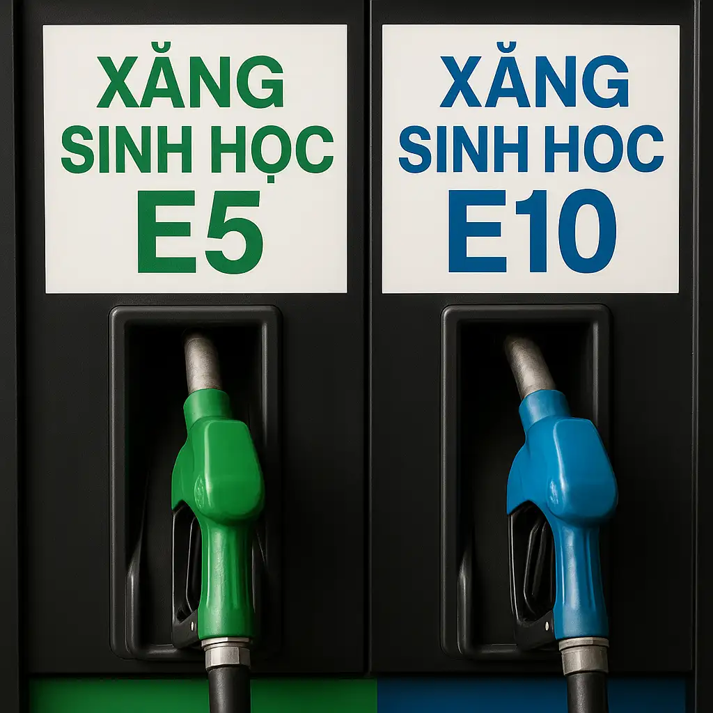 Xang E5 Va Xang E10